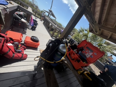 Scuba Diving for Shark Teeth off Venice Beach